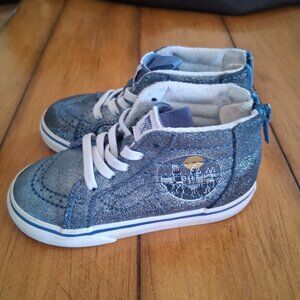 Children's Size 8 VANS Harry Potter Hi Zip Hogwarts Sneakers